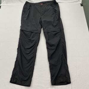 North Face Pants Mens Large Long Gray Convertible Zip Off Hiking Gorpcore